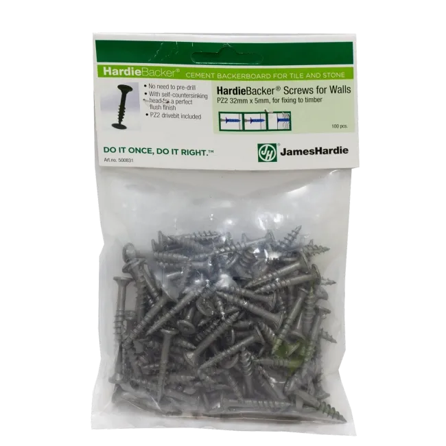 35mm HardieBacker Screws for Walls