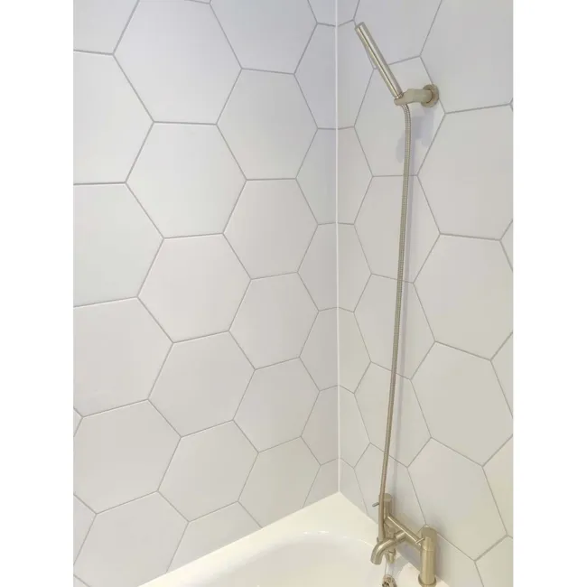 Apollo Hexagon White Wall and Floor Tile