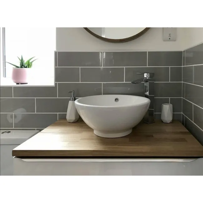 Linear Grey Gloss Wall Tiles