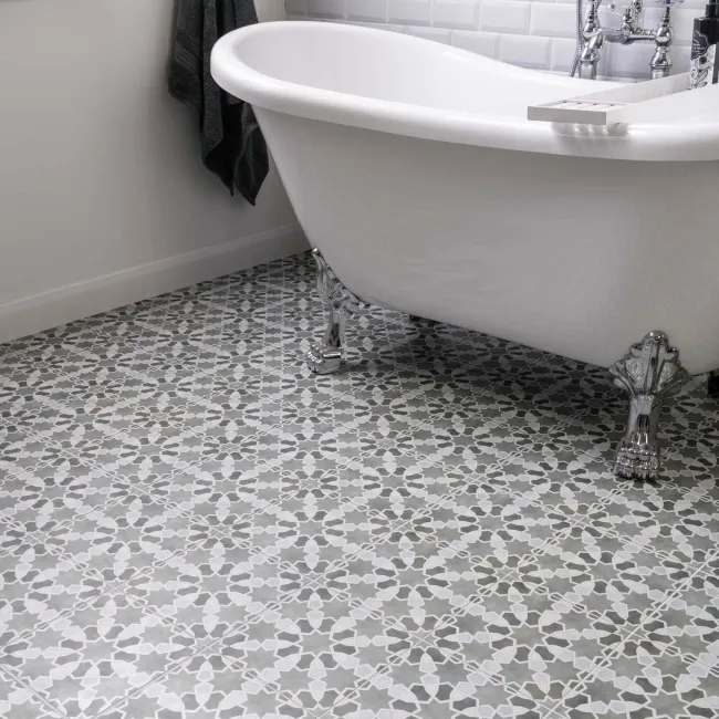 Agadir Green Pattern Matt Ceramic Floor Tile