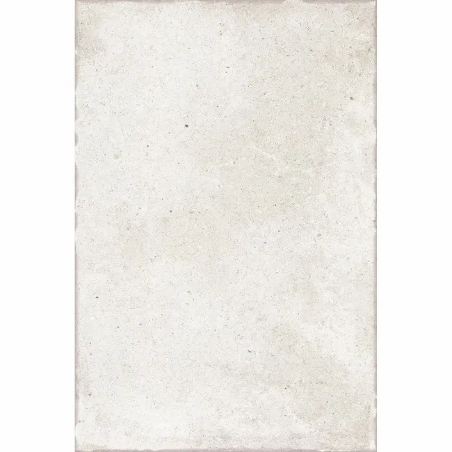 Bologna White Stone Effect Matt Porcelain Wall and Floor Tile