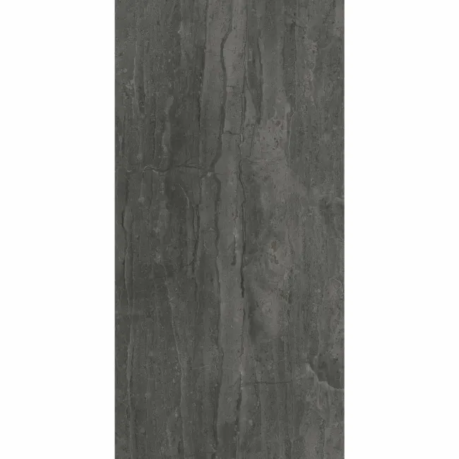 Boscostone Anthracite Rectified Matt Stone Effect Porcelain Wall and Floor Tile