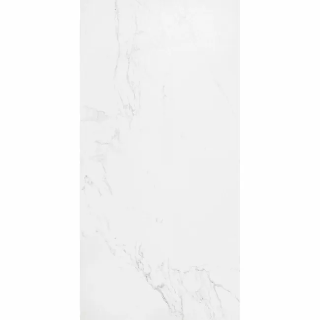 Carrara White Polished Marble Porcelain Floor Tile