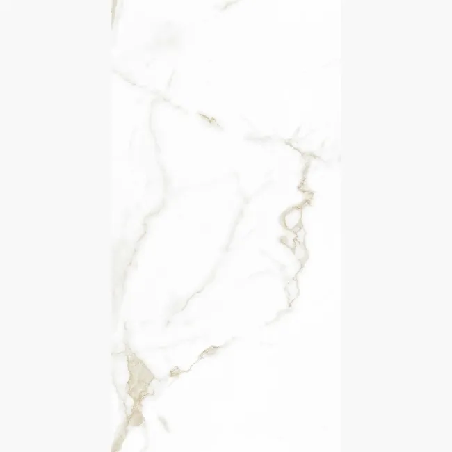 Carrera Gold Marble Effect Rectified Polished Porcelain Wall & Floor Tile