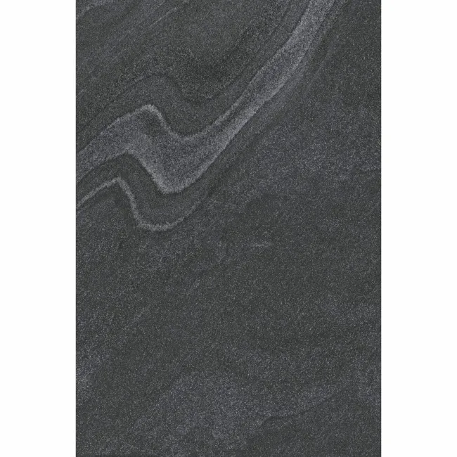 Esla Black Stone Effect Matt Porcelain Wall and Floor Tile