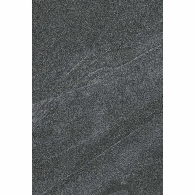 Esla Black Stone Effect Matt Porcelain Wall and Floor Tile