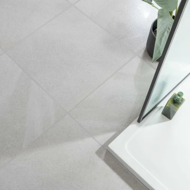 Galaxy Smoke Grey Stone Effect Semi Polished Porcelain Tile