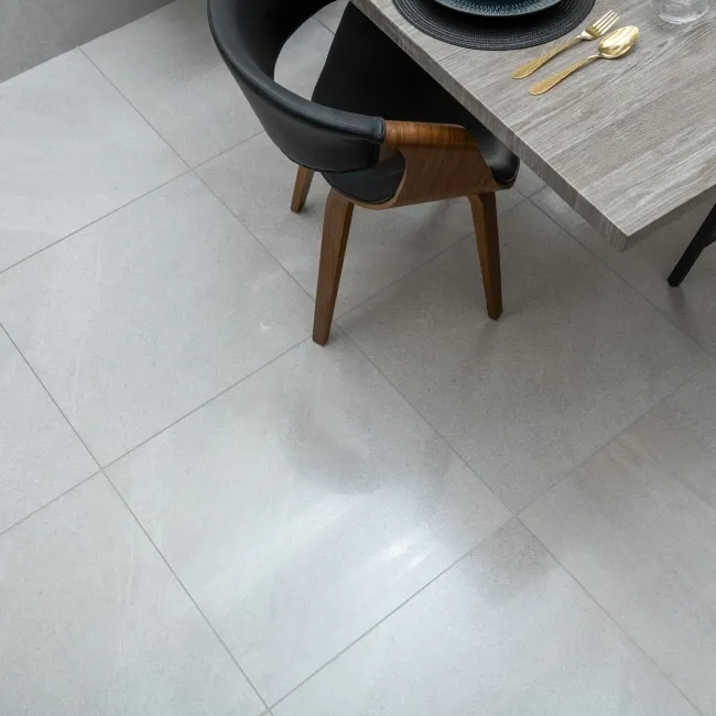 Galaxy Smoke Grey Stone Effect Semi Polished Porcelain Tile