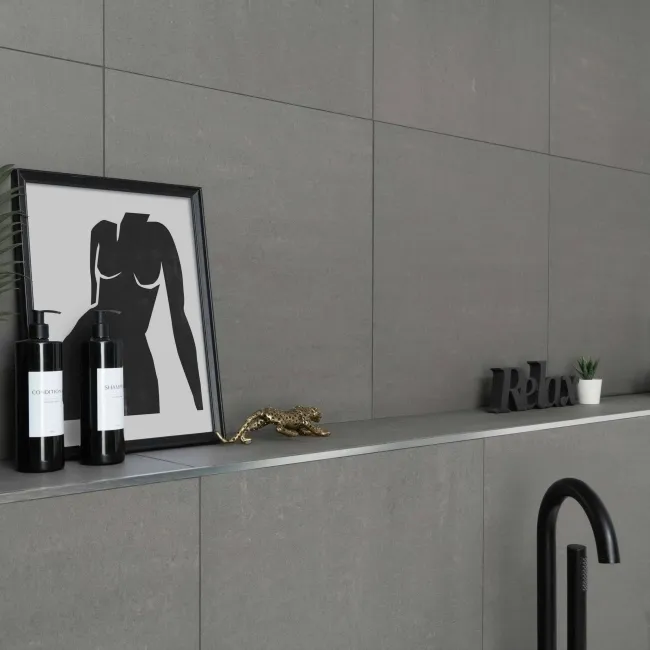 Lounge Grey Matt Porcelain Floor Tile