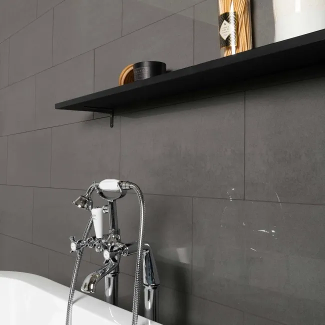 Lounge Grey Polished Porcelain Wall and Floor Tile