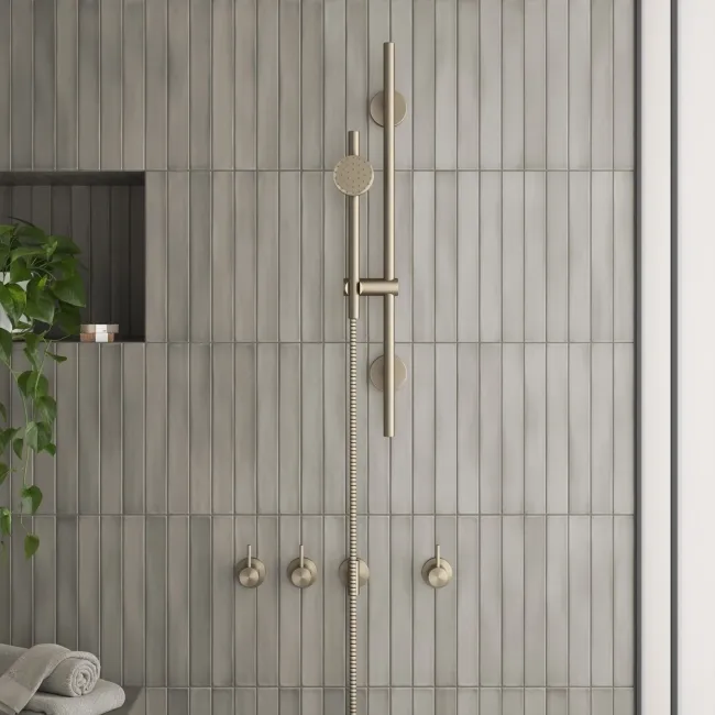 Massimo Grey Brick Effect Matt Ceramic Wall Tile
