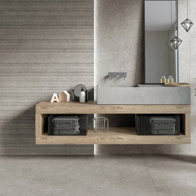 Towns Taupe Nimes Decor Wall Tile