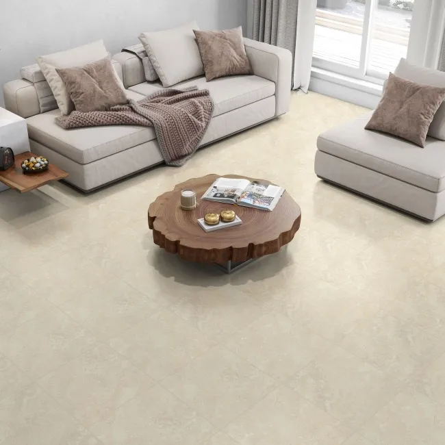  Rapolano Cream Travertine Effect Matt Ceramic Floor Tile
