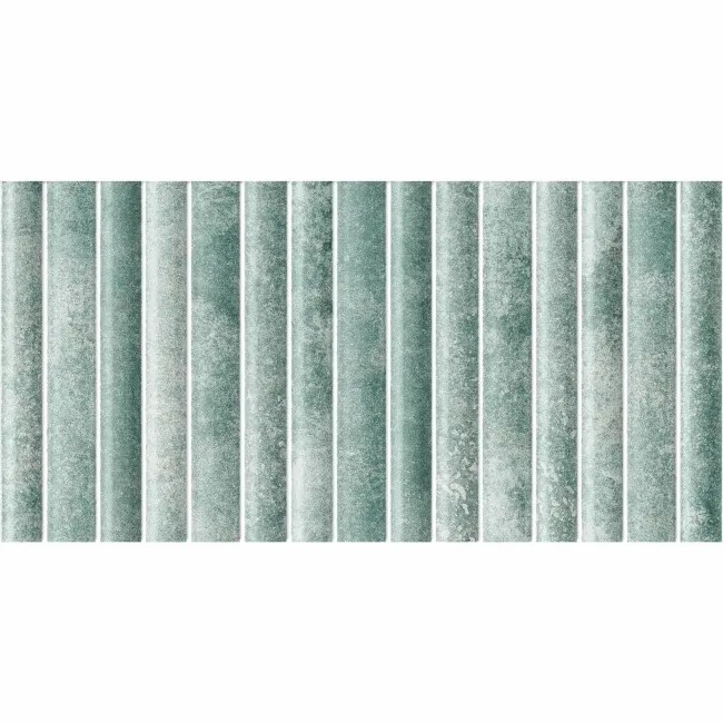 Rubik Green Kit Kat Effect Gloss Ceramic Wall Tile