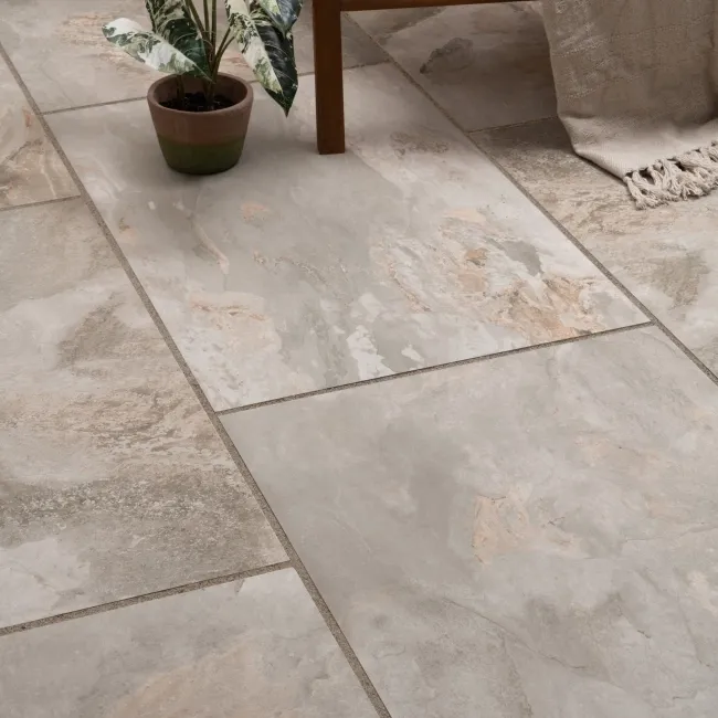 Slate Way Beige Matt Porcelain Outdoor Slab
