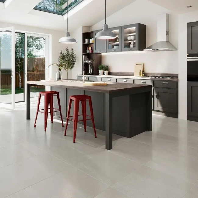 Stoneage Lux Grey Porcelain Semi Polished Floor Tile