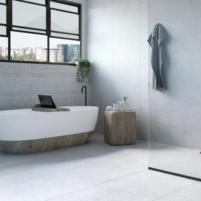 Towns Pearl Grey Matt Anti Slip Porcelain Floor Tile