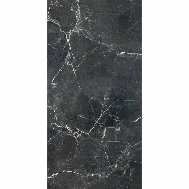 Roca Venato Black Marble Effect Matt Porcelain Wall Tile