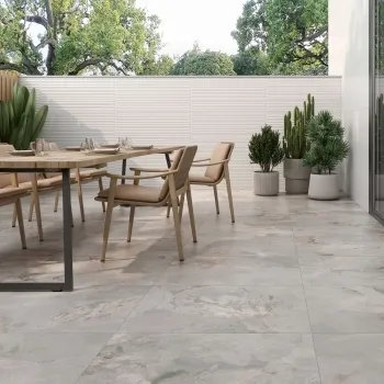 Slate Way Grey Matt Porcelain Outdoor Slab