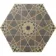 Andalucia Hexagon Patterned Porcelain Wall And Floor Tiles