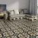 Devon Multicolour Victorian Patterned Matt Ceramic Floor Tile