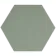 Kromatika Hexagon Green Porcelain Wall & Floor Tile