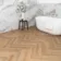 Paris Natural Oak Herringbone Luxury Click Vinyl Flooring 5mm
