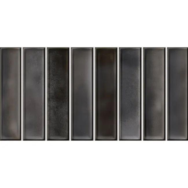 Alba Dark Blue Kit Kat Effect Gloss Ceramic Wall Tile