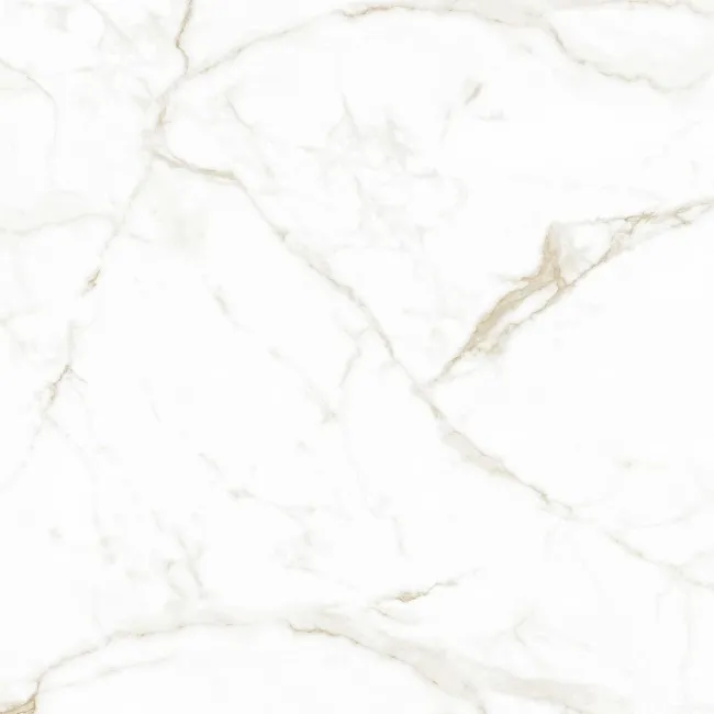 Carrera Gold Marble Effect Rectified Large Matt Porcelain Floor Tile