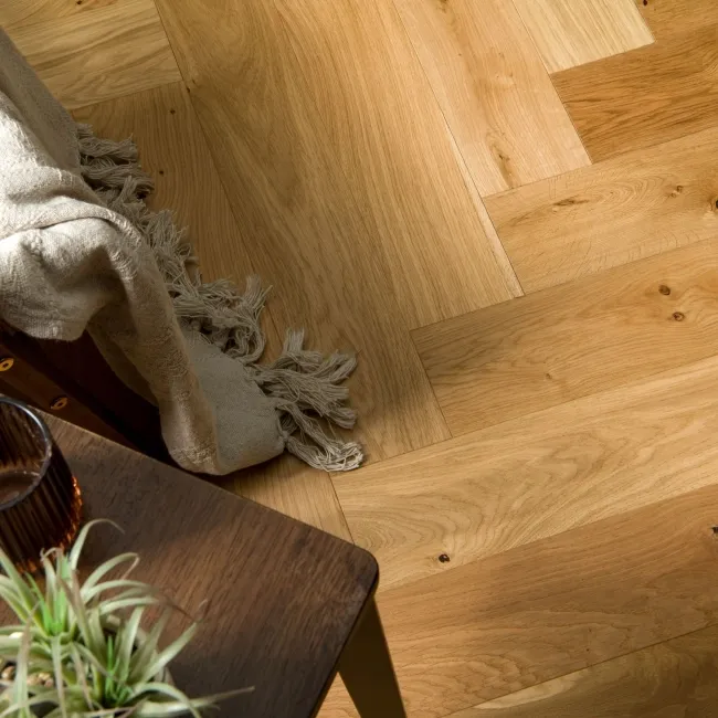 Delamere Herringbone Classic Oak Engineered Wood Flooring 13mm Oiled