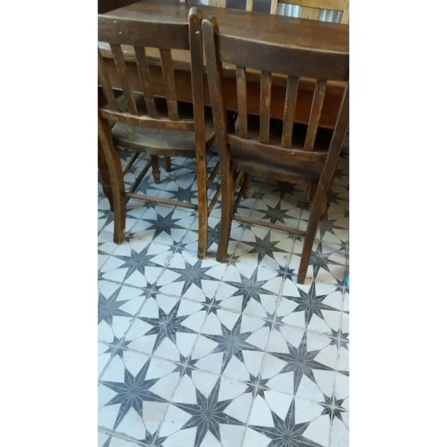 Metropolis Star Black Wall and Floor Tiles