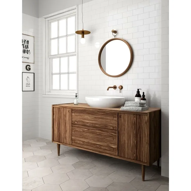 Mini Matt Flat White Wall Tiles