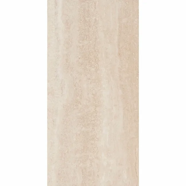 Travertino Beige Stone Effect Matt Porcelain Wall & Floor Tile