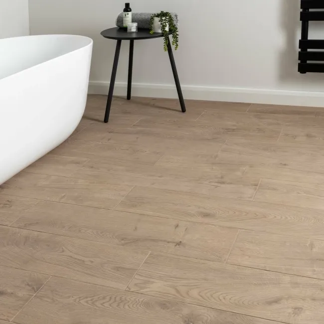 Yukon Dark Oak Wood Effect Matt Porcelain Floor Tile