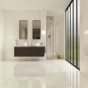 Precious Ivory Onyx Marble Effect Polished Porcelain Tile