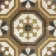 Osborne Marron Victorian Patterned  Matt Ceramic Floor Tile