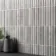 Rubik Smokey Grey Kit Kat Effect Gloss Ceramic Wall Tile