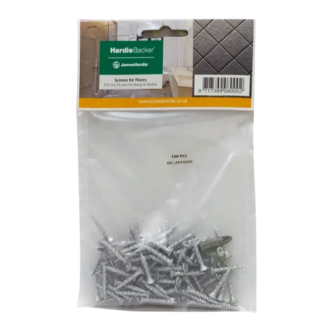 25mm HardieBacker Screws for Floors