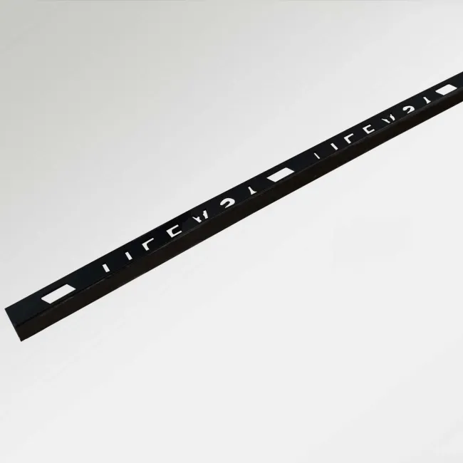 10mm Matt Black Square Edge Trim