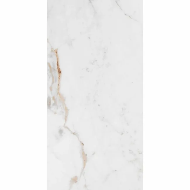 Barnaby White Marble Effect Large Matt Porcelain Wall and Floor Tile