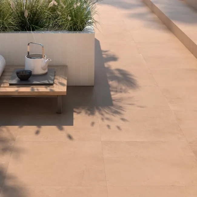 Terracotta Effect Anti Slip Porcelain Floor Tile