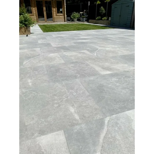 Maverick Grey Outdoor Slab Tiles