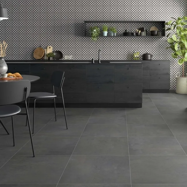 Titanio Grafito Floor Tile