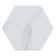 Cipriani Hexagon White Marble Effect Matt Porcelain Wall and Floor Tile
