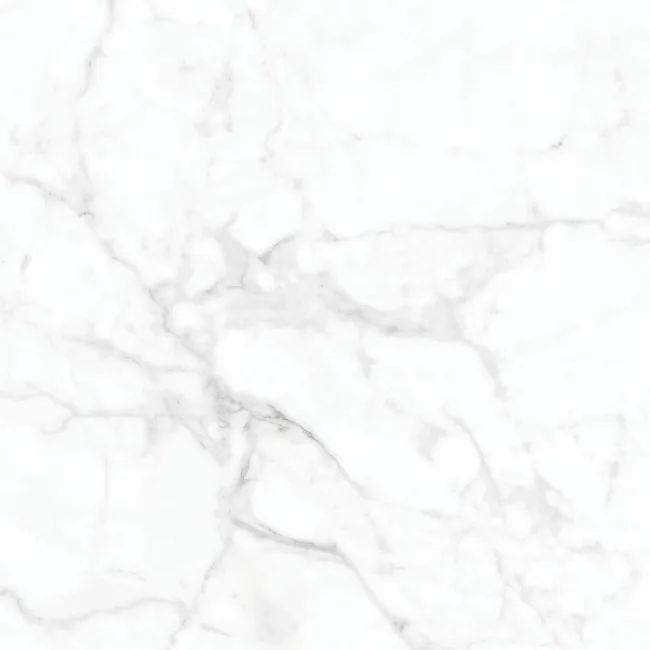 Carrera White Marble Effect Rectified Matt Porcelain Floor Tile