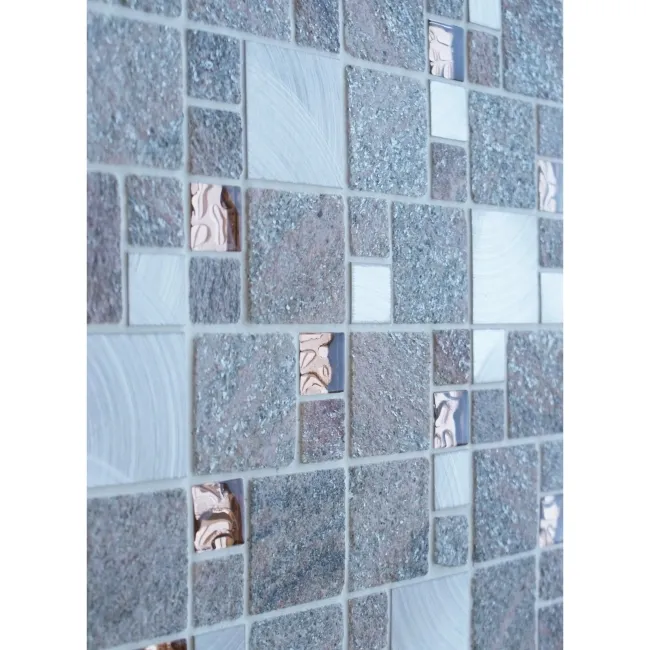 Comet Rose Square Stone Mosaic 300x300