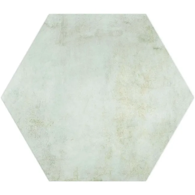 Oasis Aquamarine Hexagon Matt Porcelain Wall and Floor Tile
