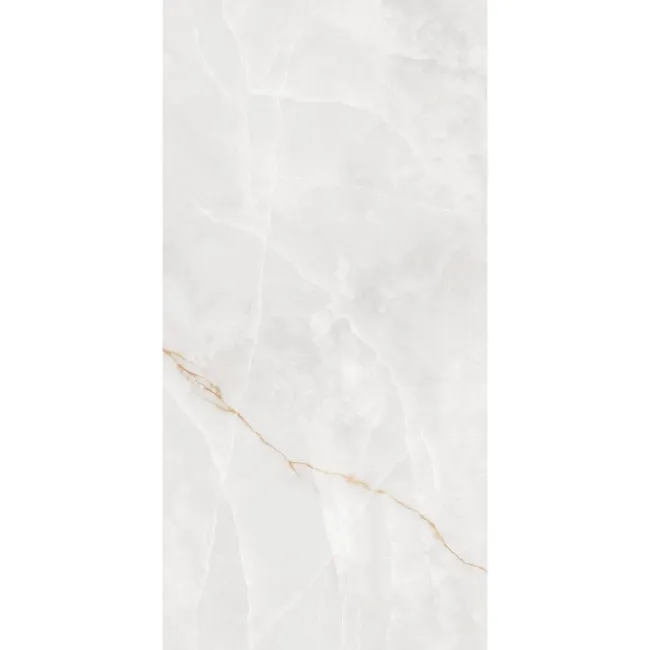 Omen White Onyx Marble Effect Matt Porcelain Tile