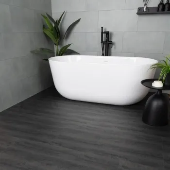 Antalya Anthracite Stone Tile Luxury Click Vinyl Flooring 6mm
