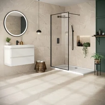 Kayrak Light Grey Slate Effect Matt Porcelain Wall and Floor Tile